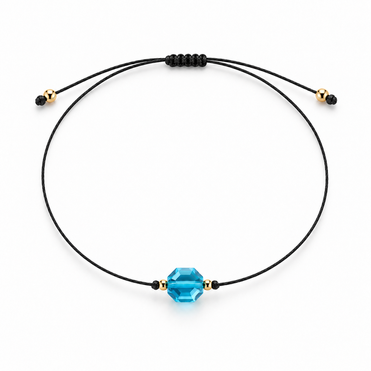 Pulseira Cristal Áurea Moeda Black