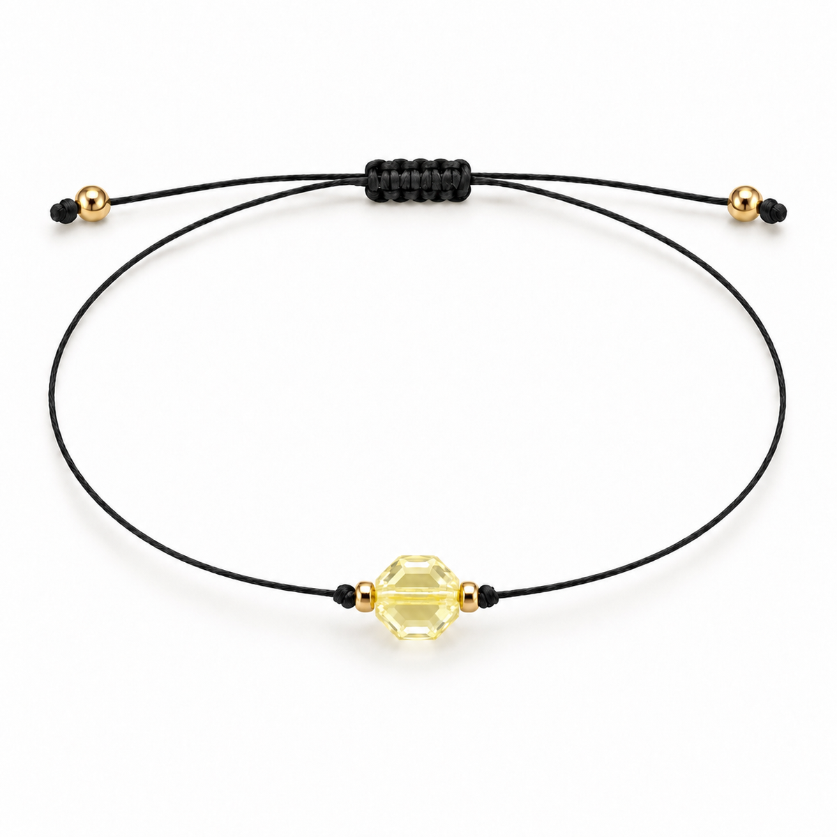 Pulseira Cristal Áurea Moeda Black