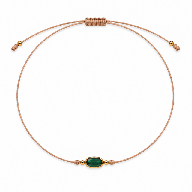 Pulseira Briolette de Vidro