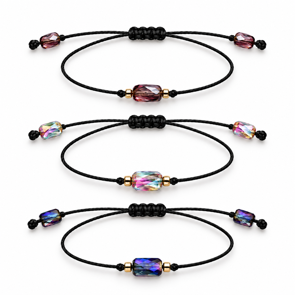 Pulseira Cristal Áurea