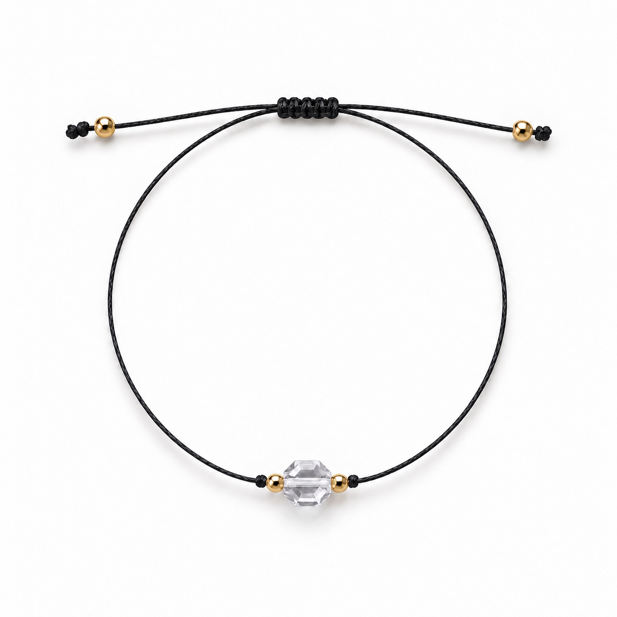 Pulseira Cristal Áurea Moeda Black