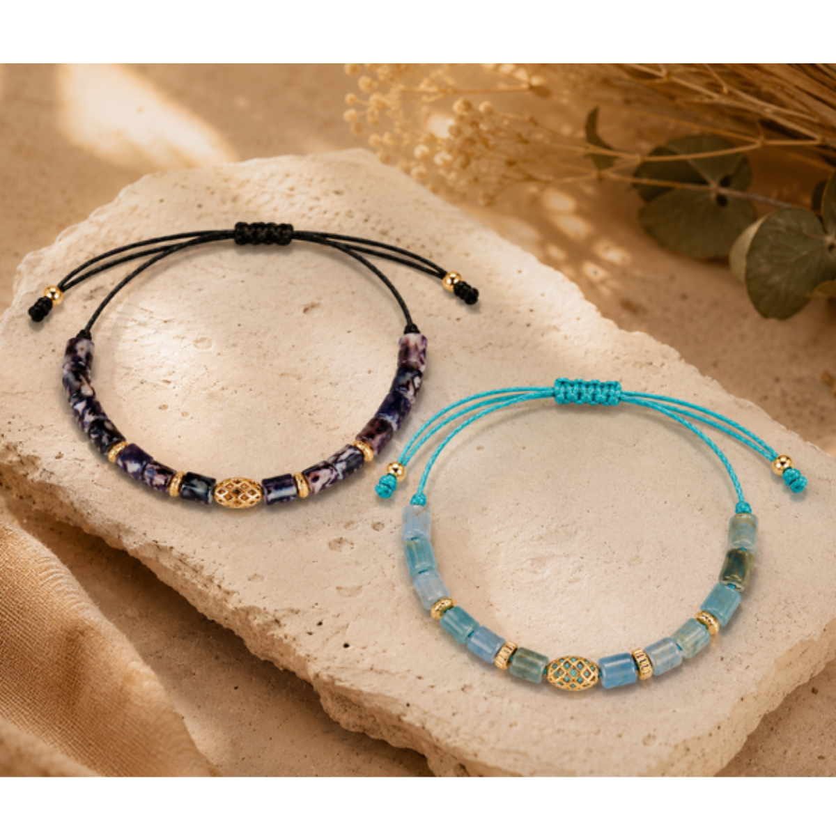 Pulseira Pedras Naturais